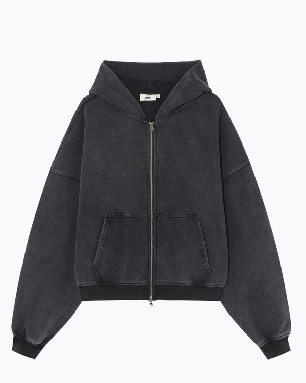 Heavyweight Faded Zip Hoodie