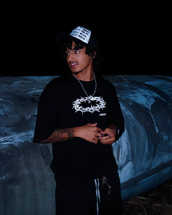 Black Crown of Thorns Tee