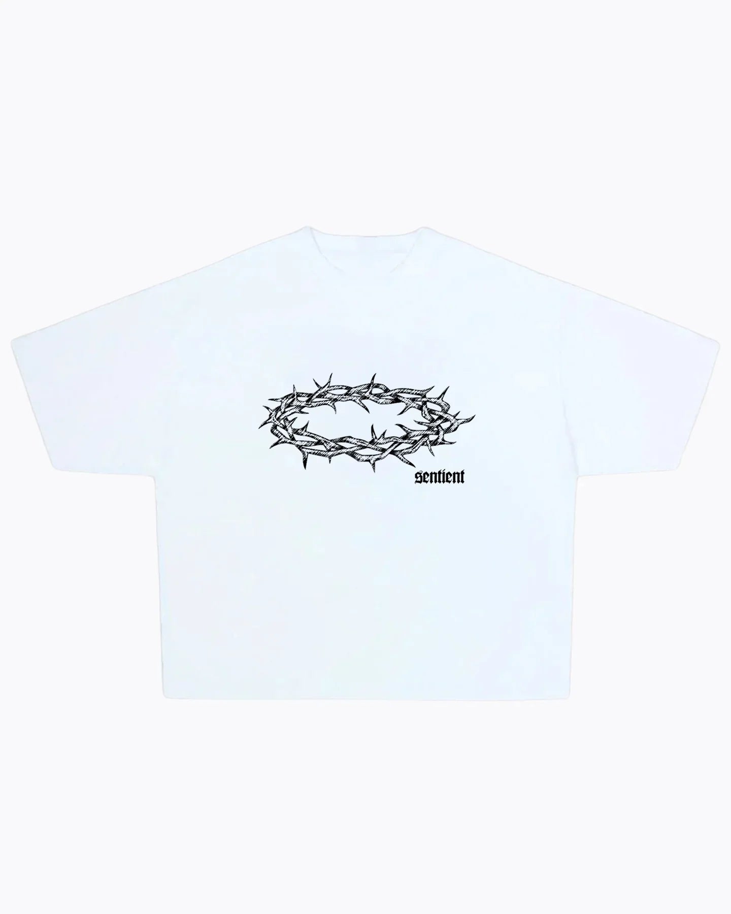 White Crown of Thorns Tee
