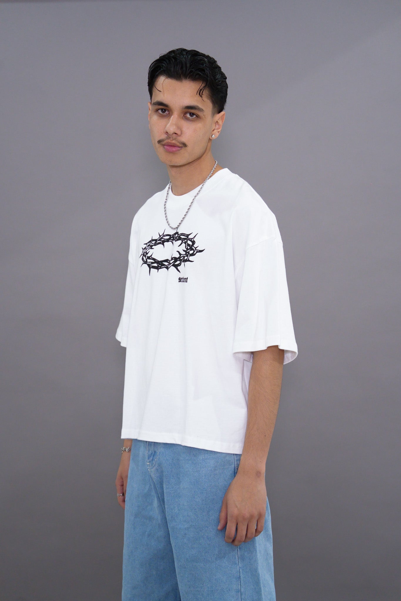 Crown of Thorns Tee (White)