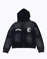 Brainwashed Rhinestone Hoodie