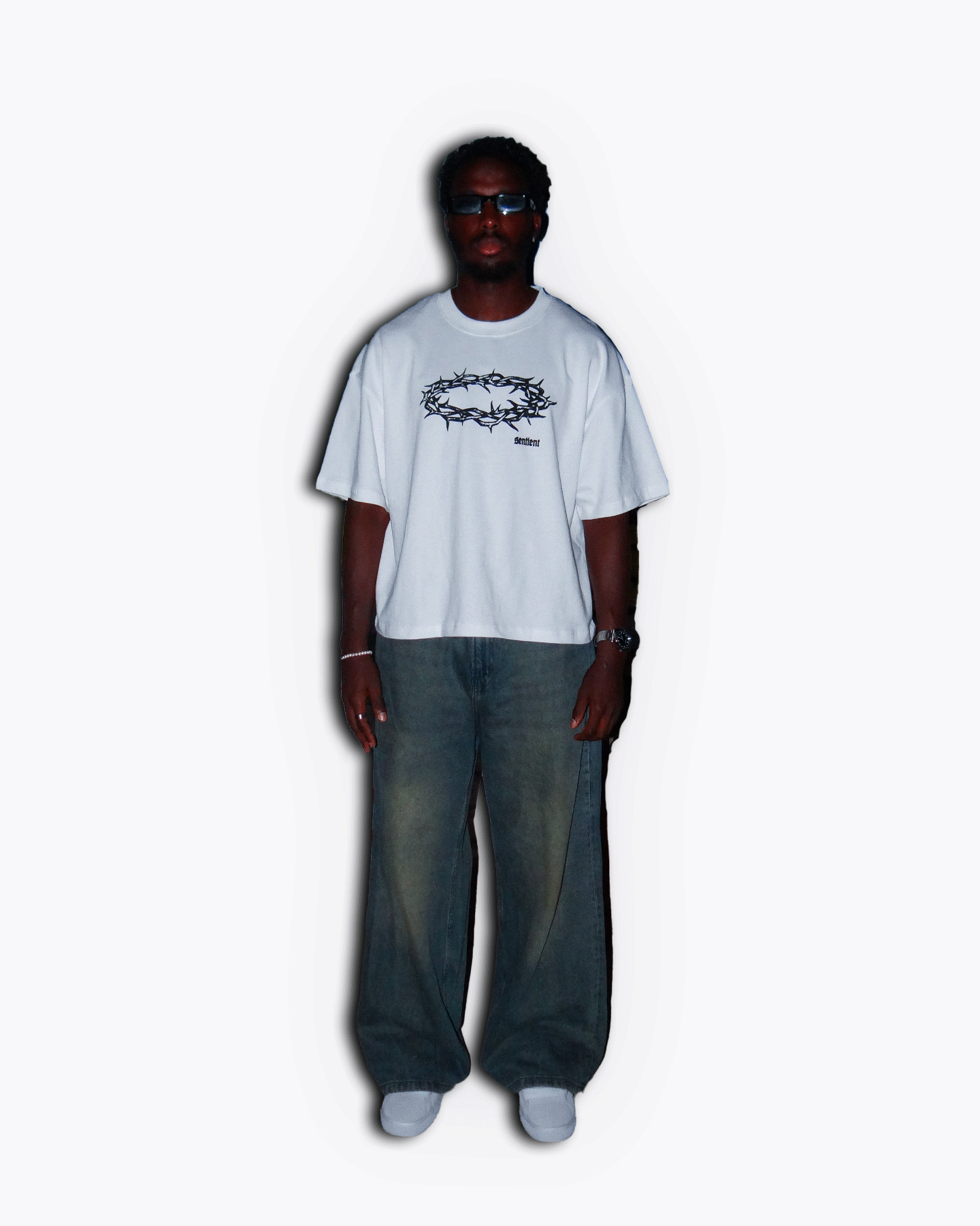 Crown of Thorns Tee (White)