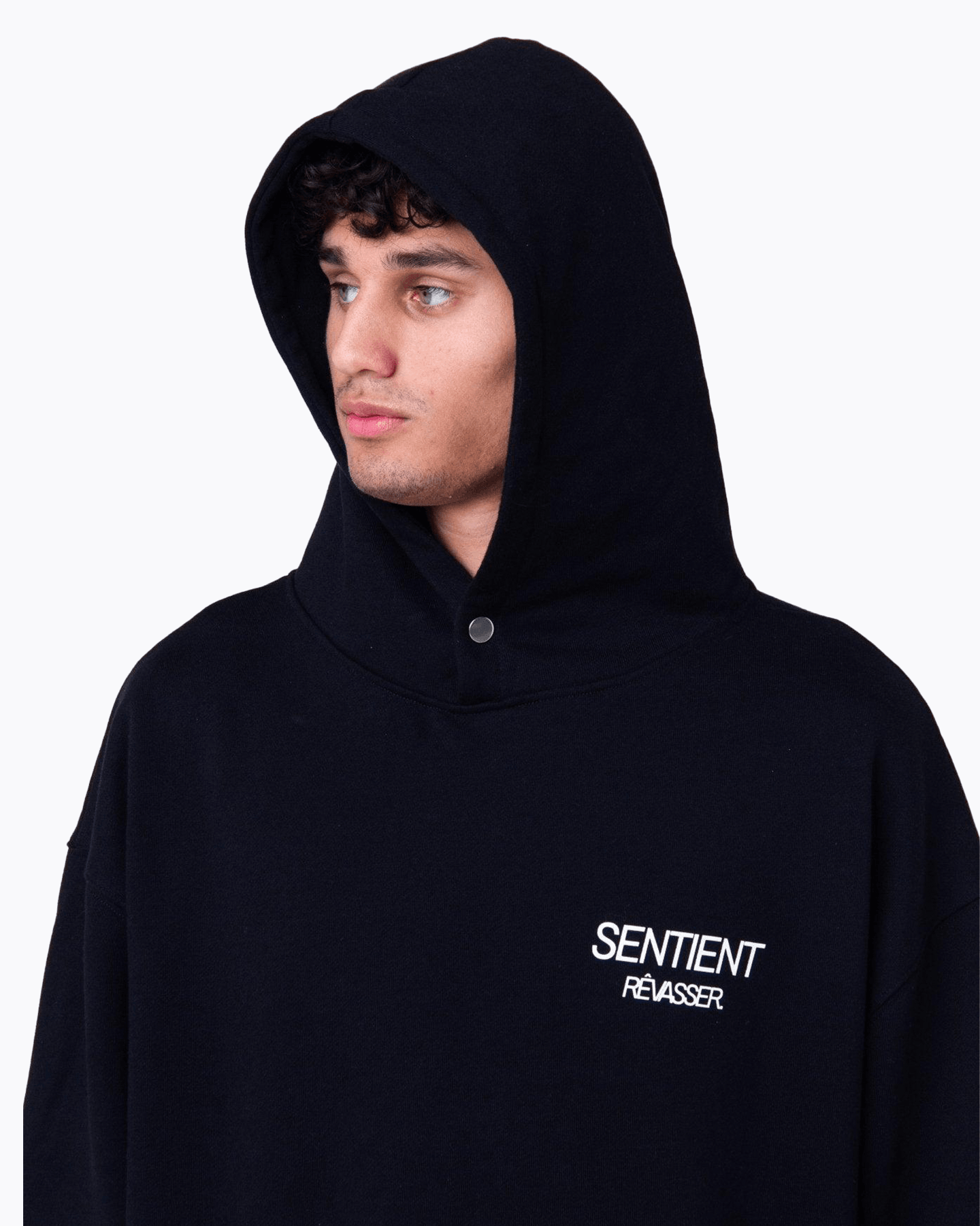 Rêvasser Hoodie Matte-Black - Sentient Official