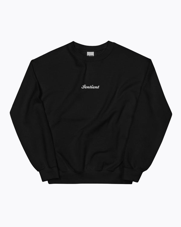 Embroidered Crewneck Jumper - Sentient Official